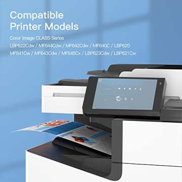 GPC Image Compatible 054 Toner Cartridge Set Replacement for Canon 054 CRG-054 054H Toner Cartridge ...