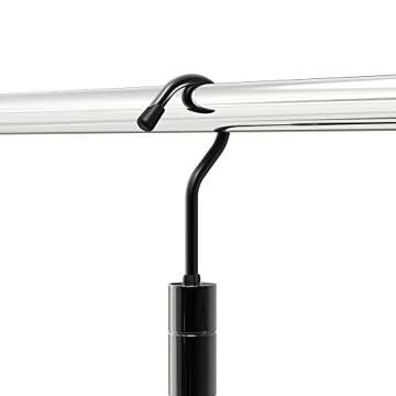 Adjustable Closet Hanging Rod for Space-Saving Solutions