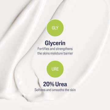 CETAPHIL Exfoliating Rough & Bumpy Cream, Lightweight Cream for All Skin Types, 8 oz Tube, 20% Urea, Gently Exfoliates, Refines Skin Texture, Dermatologist Recommended Brand