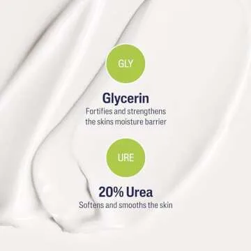 CETAPHIL Exfoliating Rough & Bumpy Cream, Lightweight Cream for All Skin Types, 8 oz Tube, 20% Urea, Gently Exfoliates, Refines Skin Texture, Dermatologist Recommended Brand