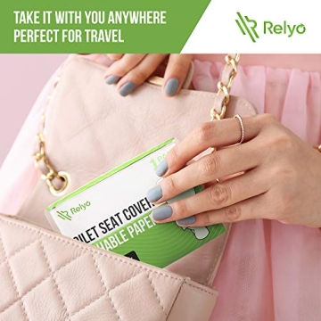 Flushable Biodegradable Toilet Seat Covers 50 Pack