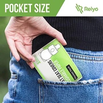 Flushable Biodegradable Toilet Seat Covers 50 Pack