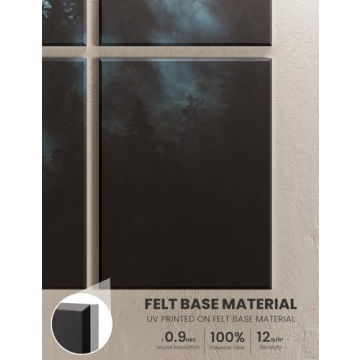 Artistic Wall Art Acoustic Panels for Sound Absorption