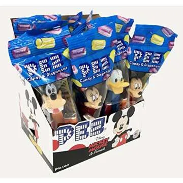 Mickey Mouse & Friends PEZ Candy Dispensers: Fun 12-Pack Surprise!  