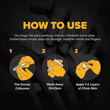 Climbskin Hand & Finger File - Essential for Climbers