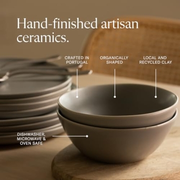 Fable Dinnerware Set - Eco-Friendly and Durable Stoneware