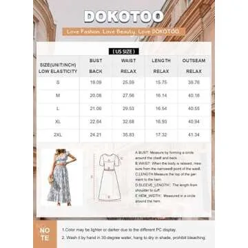 Stylish Dokotoo Floral Boho Dress for Summer Outings