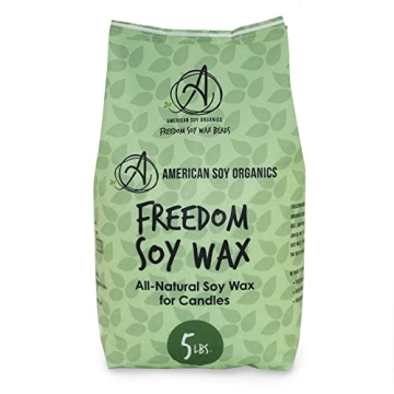 American Soy Organics Freedom Soy Wax Beads - Eco-Friendly Candle Making Supplies