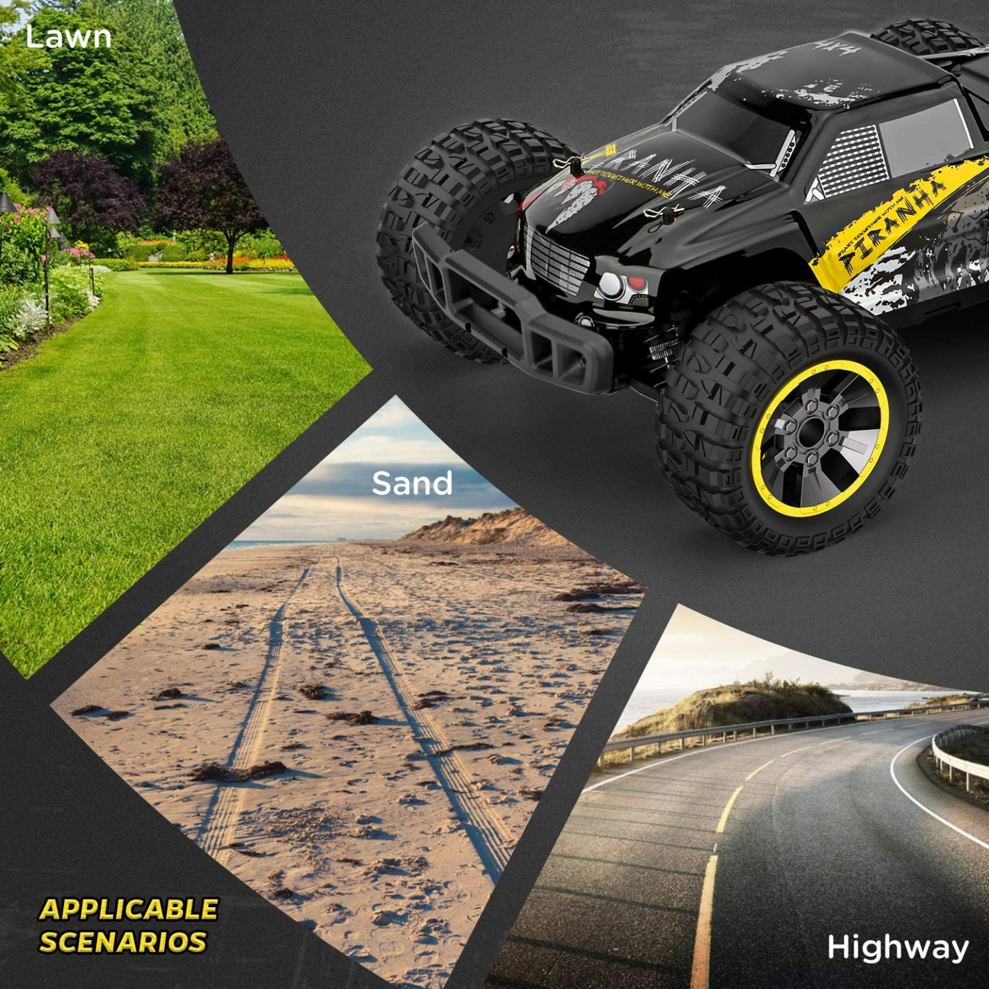 High Speed 4WD Remote Control Car for Kids & Adults