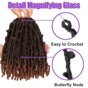 Butterfly Locs Crochet Hair - Stylish & Soft Faux Locs