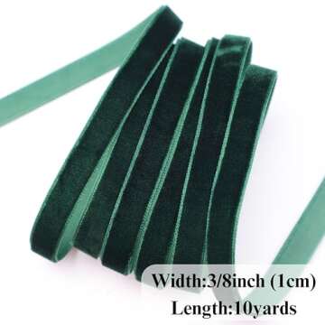 Luxurious IDONGCAI Velvet Ribbon for Crafting Projects