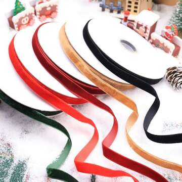 Luxurious IDONGCAI Velvet Ribbon for Crafting Projects