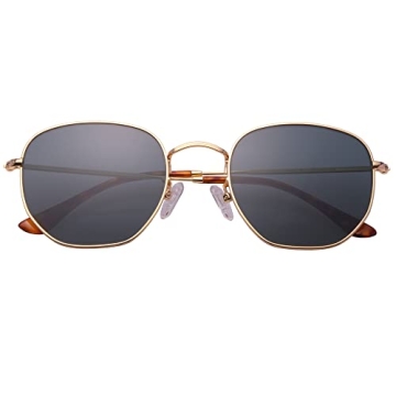 K KAREZOG Retro Hexagonal Sunglasses for Men and Women