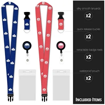 2024 Cruise Lanyard Waterproof ID Holder Retractable Badge