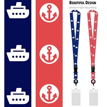 2024 Cruise Lanyard Waterproof ID Holder Retractable Badge