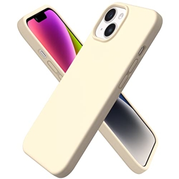 ORNARTO Liquid Silicone Case for iPhone 14 - Stylish and Protective!