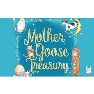 Mother Goose Treasury: A Beautiful Collection of Favorite Nursery Rhymes for Children (Hardcover Storybook Treasury)