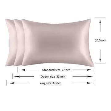 Jocoku Mulberry Silk Pillowcases Set of 2 for Hair Skin