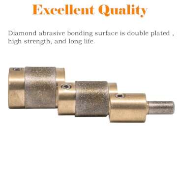 Stained Glass Diamond Grinder Bit Tools (3 Sizes) - High Efficiency
