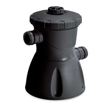 Summer Waves Quick Set 10 Foot x 30 Inch Round Inflatable Above Ground Outdoor Backyard Swimming Poo...