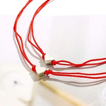 Heart Charm Mommy and Me Bracelets for Back to School Gifts