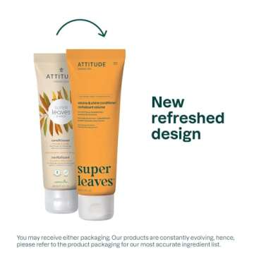 ATTITUDE Volume and Shine Hair Conditioner, For Thin Hair, Naturally Derived Ingredients, Vegan Deta...