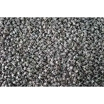 Sweet Eva’s METALLIC SILVER STAR SPRINKLES, Dairy-Free,Gluten-Free,Egg-Free,Soy-Free,Nuts-Free,Veg...