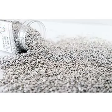 Sweet Eva’s METALLIC SILVER STAR SPRINKLES, Dairy-Free,Gluten-Free,Egg-Free,Soy-Free,Nuts-Free,Vegan,Kosher,Jimmies,Cupcakes,Cookies,Cakes,Decorating,Baking,Topper,Bulk Candy,Large, Large, 1.5 Pound