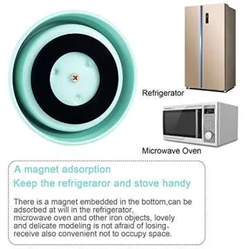 Eco-Friendly Mechanical Kitchen Timer with Magnetic Back
