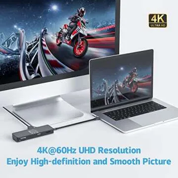 DOCKCASE USB C Cable 10Gbps 100W for All Devices