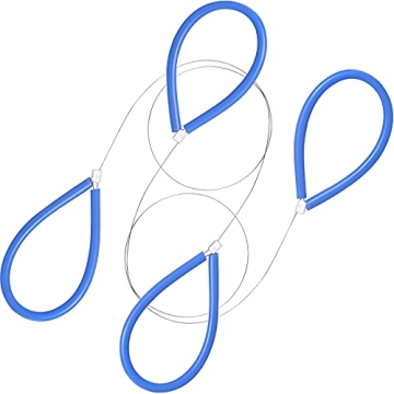 2 Pieces Clay Cutters Wire Steel Wire Clay Cutter Cutting Pottery Tools with Plastic Handle for Clay...