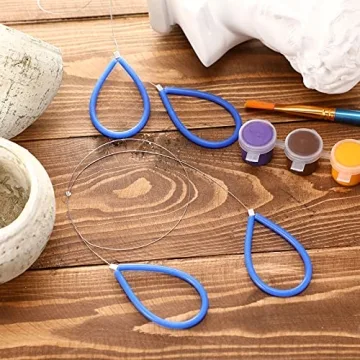 2 Pieces Durable Clay Cutters Wire for Pottery Art