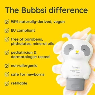 Bubbsi Moisturizing Cream for Eczema & Dry Skin | Organic