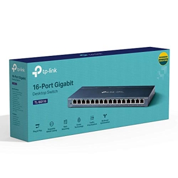 TP-Link 16 Port Gigabit Ethernet Switch for Home Office