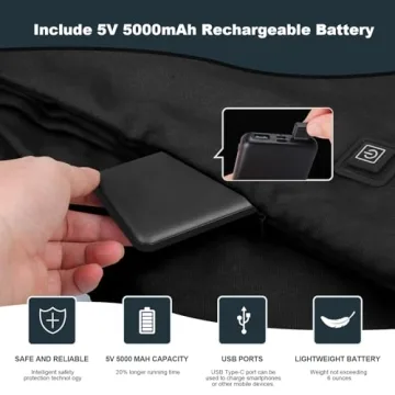 Rechargeable Heated Scarf for Ultimate Warmth and Comfort