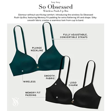 Victoria's Secret Wireless Push Up Bra for Comfort and Style