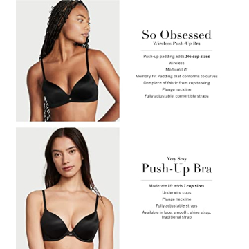 Victoria's Secret Wireless Push Up Bra for Comfort and Style