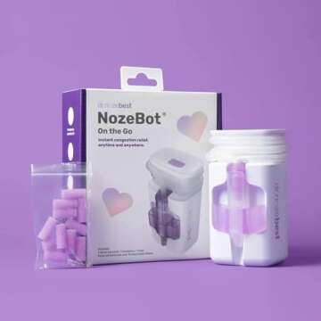 Dr. Noze Best - NozeBot | Electric Baby Nasal Aspirator | Hospital Grade Suction | Nose Sucker and N...