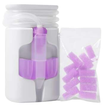 Dr. Noze Best - NozeBot | Electric Baby Nasal Aspirator | Hospital Grade Suction | Nose Sucker and Nasal Vacuum | Safe for Infants and Toddlers (On The Go - Mild Congestion)