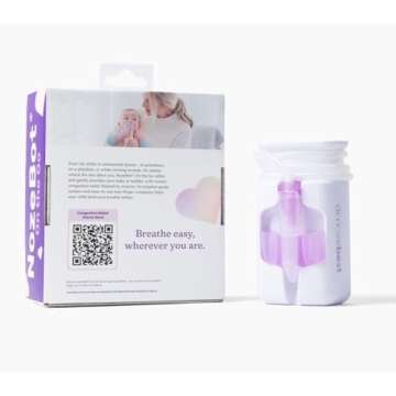 Dr. Noze Best - NozeBot | Electric Baby Nasal Aspirator | Hospital Grade Suction | Nose Sucker and Nasal Vacuum | Safe for Infants and Toddlers (On The Go - Mild Congestion)