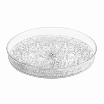 iDesign 9" Lazy Susan Turntable - Clear Organizer