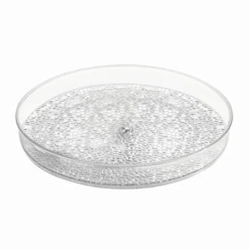 iDesign 9" Lazy Susan Turntable - Clear Organizer