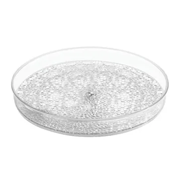 iDesign 9" Lazy Susan Turntable - Clear Organizer