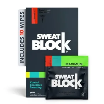 SweatBlock Max Clinical Antiperspirant Wipes - 7-Day Sweat Protection