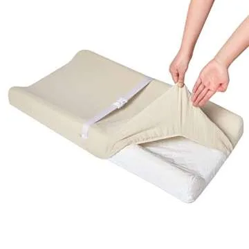 Ultra Soft Muslin Changing Pad Cover for Baby Comfort