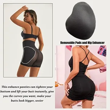 COAIMANEY High Waisted Butt Lifter Tummy Control Shapewear