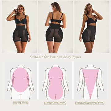 COAIMANEY High Waisted Butt Lifter Tummy Control Shapewear