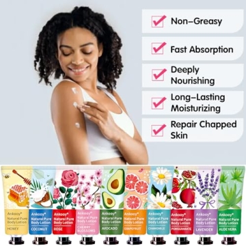 Travel-Size 36 Pack Body Lotion for Women - Holiday Gifts