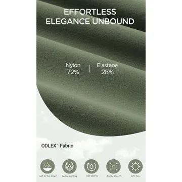 ODODOS High Waist Workout Leggings with Pocket Women