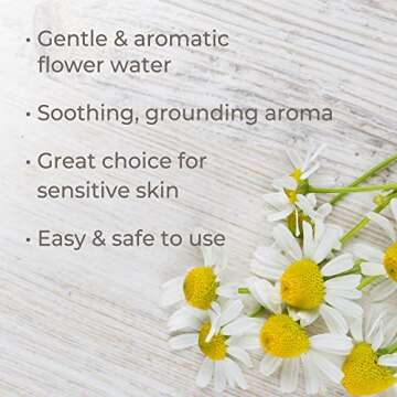 Plant Therapy Roman Chamomile Hydrosol, Size 4 oz, By-Product of Essential Oils, For Skin Care, Soothing, Calming, Grounding, Relaxing Water for the Mind and Body